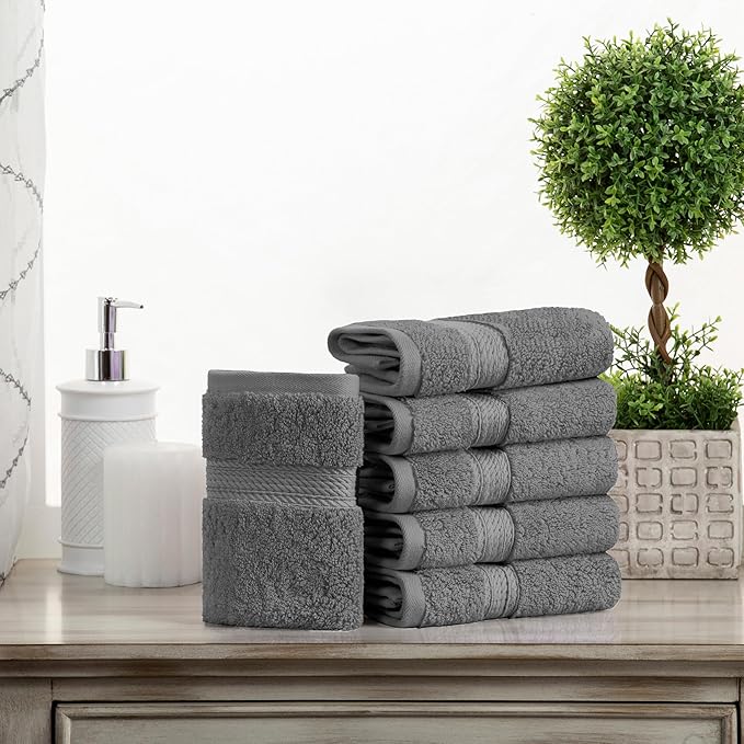 Superior Solid Egyptian Cotton Face Towel Set
