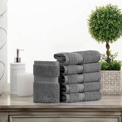 Superior Solid Egyptian Cotton Face Towel Set