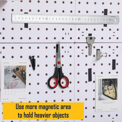 Magnetic Tape with Adhesive Backing 3/4 inch Wide - Thick 60 mil Magnet Tape Roll to Make Sticky Magnet Strips, Strong Squares, Dots, Flexible Sheets, Cutting Own Fridge Magnets, Crafts