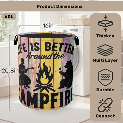 Camping Foldable Laundry Hamper