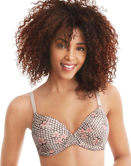 Maidenform Underwire, One Fab Fit Demi T-Shirt, Convertible Bras for Women
