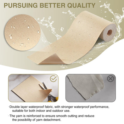 Gheeidau Canvas Repair Tape 4×70 Inch Waterproof Self-Adhesive Fabric Repair Patch for Repairing Boat Covers,Tents,Patio Umbrellas,Car Seats,Luggage,Sofas.(Grey)