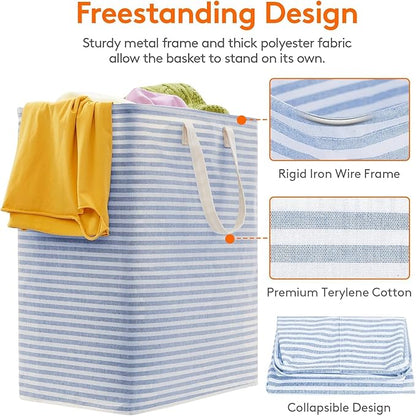 Lifewit 1 Pack Laundry Hamper Large Collapsible Laundry Baskets, Freestanding