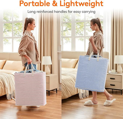 Lifewit 2 Pack Laundry Hamper Large Collapsible Laundry Baskets, Freestanding