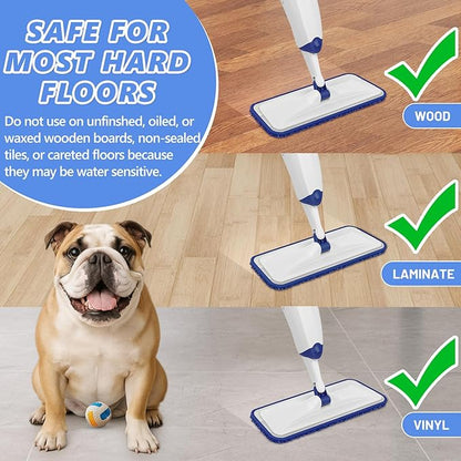 HOMTOYOU Microfiber Flat Mop