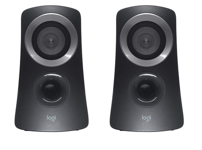 Logitech Z313 2.1 Multimedia Speaker System with Subwoofer, Full Range Audio, 50 Watts Peak Power, Strong Bass, 3.5mm Audio Inputs, PC/PS4/Xbox/TV/Smartphone/Tablet/Music Player - Black