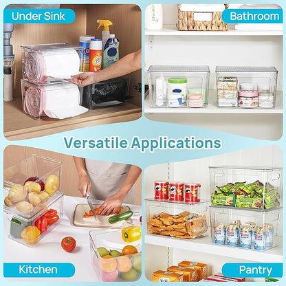 Vtopmart 1 Pack Trash Bag Holder, Stackable Garbage Bag Dispenser