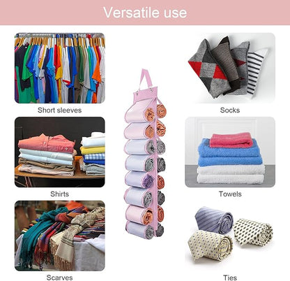 Legging Organizer Storage, T Shirt Organizer, Foldable Hanging Closet Organizer