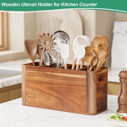 ZUJJAFY Extra Large Kitchen Utensil Holder