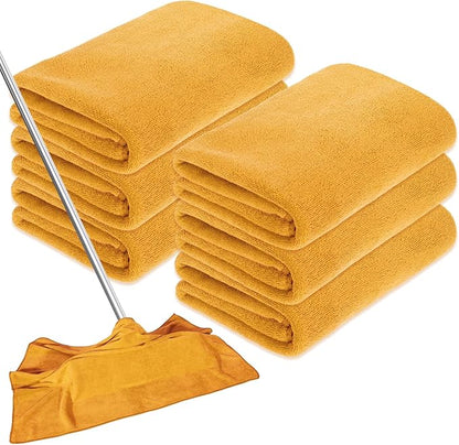 6 Pcs Extra Large Microfiber Cleaning Cloth Reusable Microfiber Towels Thick