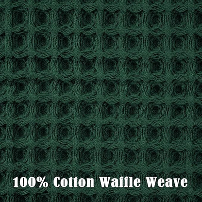 Jacquotha Waffle Hand Towels Set of 2 – Cotton, Quick Dry, Lint Free, 13” x 29”