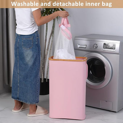 65L Slim Laundry Hamper, Narrow Laundry Basket