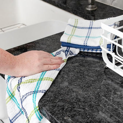 T-Fal Premium Waffle Dish Cloths, Super Soft Long Lasting 100% Cotton Flat