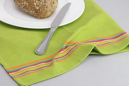 COTTON CRAFT Salsa Stripe Kitchen Towel