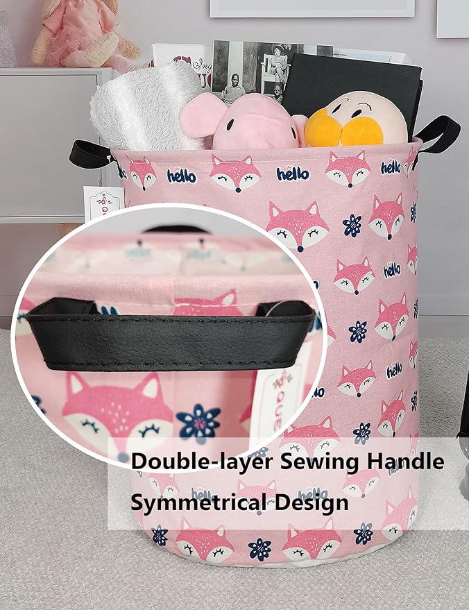 QUEENLALA Large Storage Basket, Laundry Hamper/Bathroom/Home Decor/Collapsible