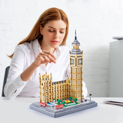 YaJie Big Ben Architecture Model Building Block Sets - World Famous Architectural Model Present for Age of 14+ and Adult(4112PCS)