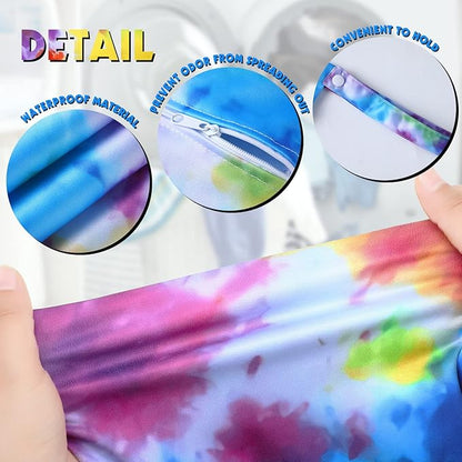 Shappy 2 Pcs Large Travel Laundry Bag Washable Waterproof Wet Dry Large Dirty