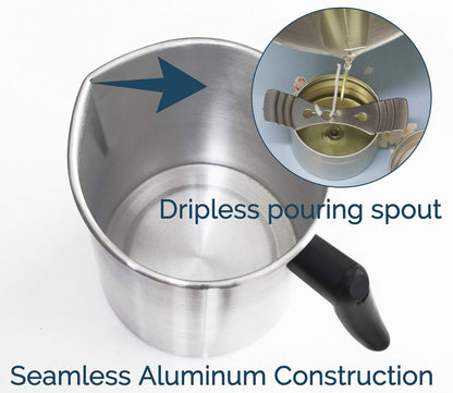 Candle Making Pouring Pot 101oz, Wax Melting Pot, Dripless Pouring Pitcher for Candle Making