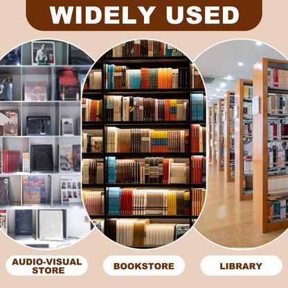 Chumia 6 Pcs Adjustable Book Stand for Display Bookcase Bookshelf Book Comics Display Holder Manga Stand Easel Collector for Library Bookstore Album Cd Magazine Postcard Artworks Home