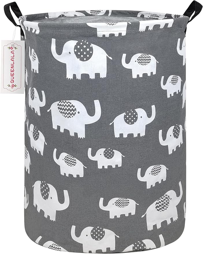 QUEENLALA Large Storage Basket, Laundry Hamper/Bathroom/Home Decor/Collapsible