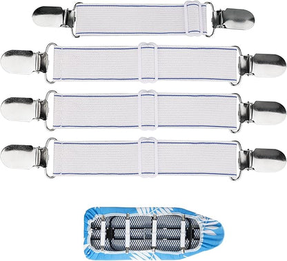 SheeChung Ironing Board Cover Clips, Anti-Slip Straps