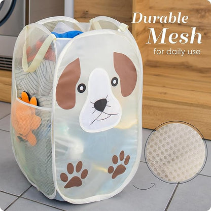 Handy Laundry Collapsible Mesh Pop-Up Hamper