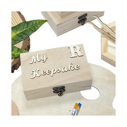 Cregugua 48-Pack Small Wood Box for Crafts 6"x4"x2" Unfinished Wooden Box with Lid Keepsake Box for Jewelry Storage DIY Crafts