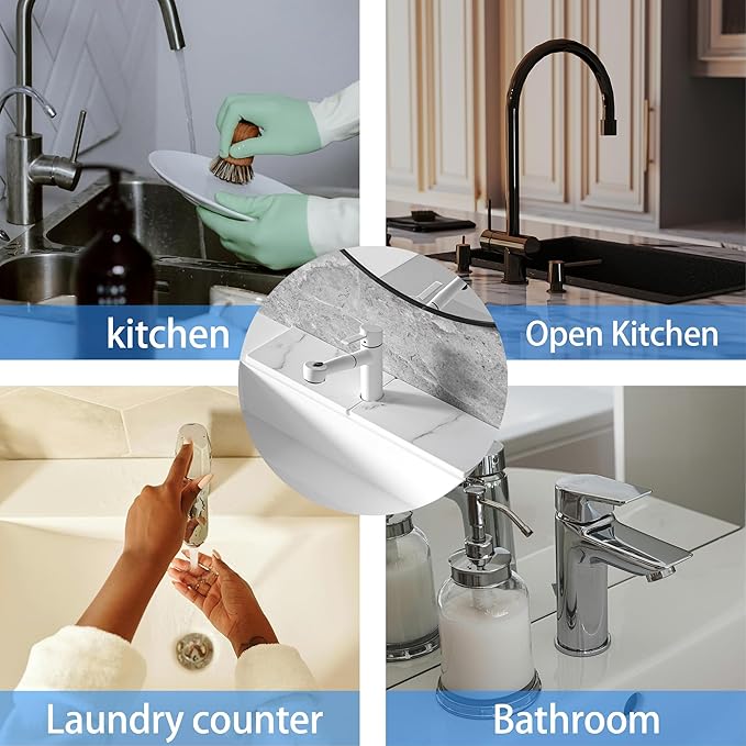 Kitchen Sink Faucet Mat, Diatomaceous Earth Quick Dry Sink Splashback Drying Mat