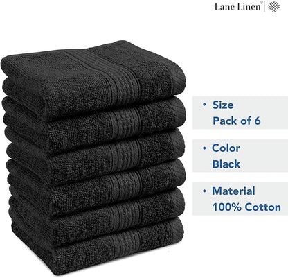 Black Hand Towels for Bathroom