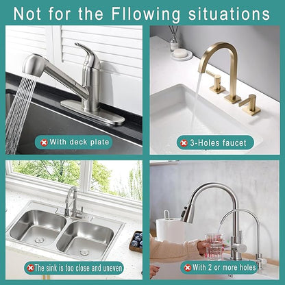 23.6 Inch Stone Faucet Mat for Kitchen Sink, Diatomite Absorbent Fast Drying