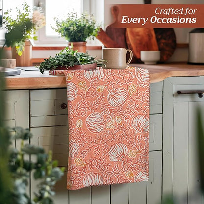 Maison d' Hermine Kitchen Towels Set of 3 100% Cotton 20" x 27.5" Reusable