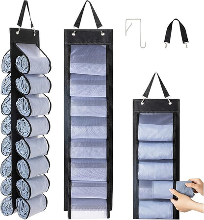 Legging Organizer Storage, T-Shirt Organizer, Foldable Hanging Closet Organizer