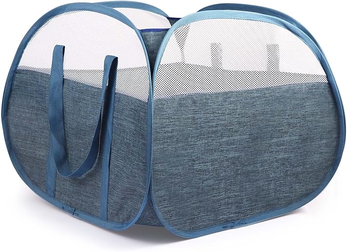 Collapsible Laundry Baskets, Tear Proof Pop Up Laundry Hamper