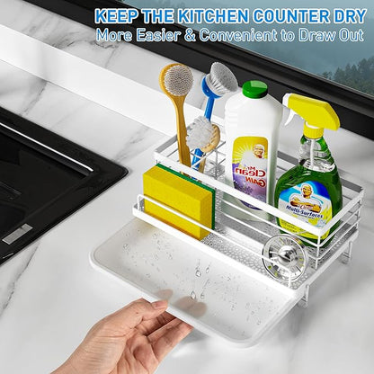 Cisily Sink Caddy Organizer, Kitchen Sink Accessories