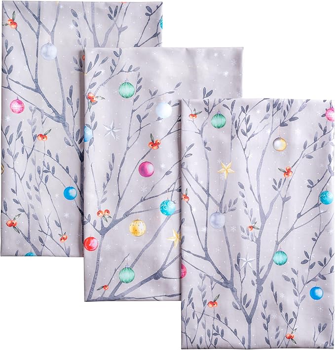 Maison d' Hermine Kitchen Towels Set of 3 100% Cotton 20" x 27.5" Reusable