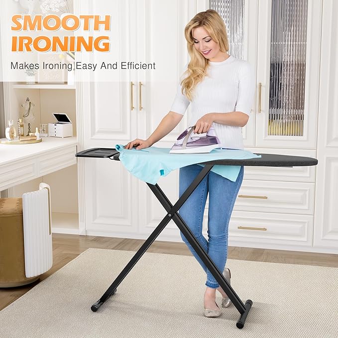 APEXCHASER Ironing Board Full Size, Iron Board and Ironing Board Set Height