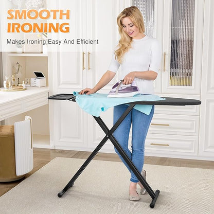 APEXCHASER Ironing Board Full Size, Iron Board and Ironing Board Set Height