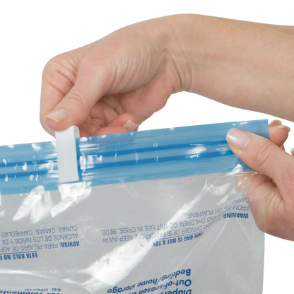 Travelon Set of 2 Compression Packing Bags, Clear, 1 Medium/1Large
