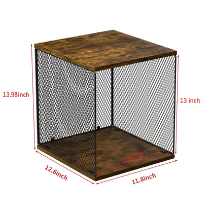 2 Cubes of Record Holder Shelf Storage Furniture - DIY Stackable 80-110 Vinyl Album Visualize Storage Box Cube - Natural Wooden Organizer Crate Cabinet