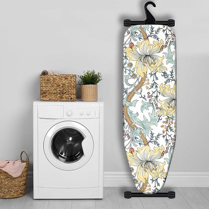 Standard Size Ironing Board Cover and Pad, Full Size Scorch Resistant Padding
