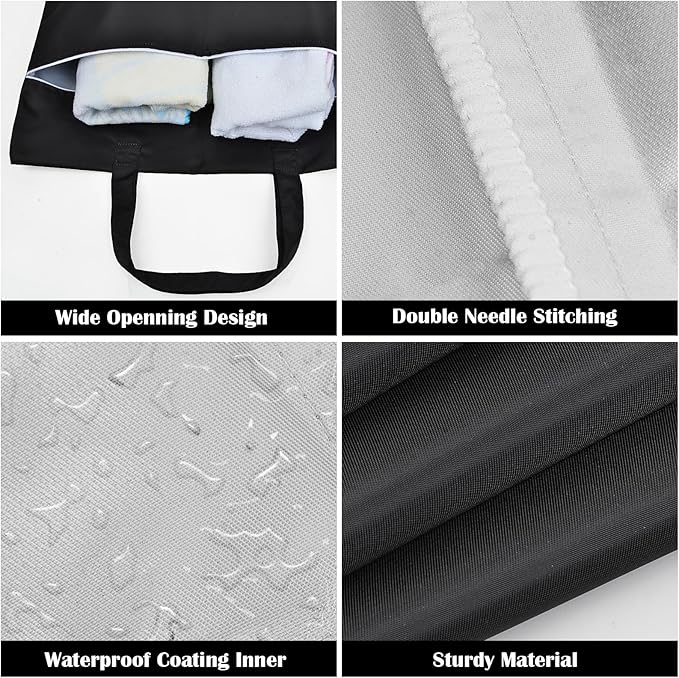 2 Pcs Large Travel Laundry Bags