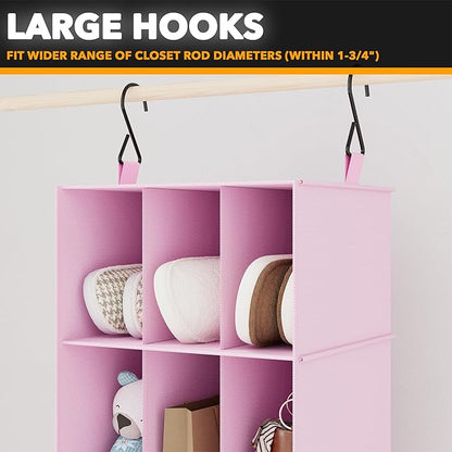 SpaceAid 2 Pack Hanging Closet Organizer and Storage