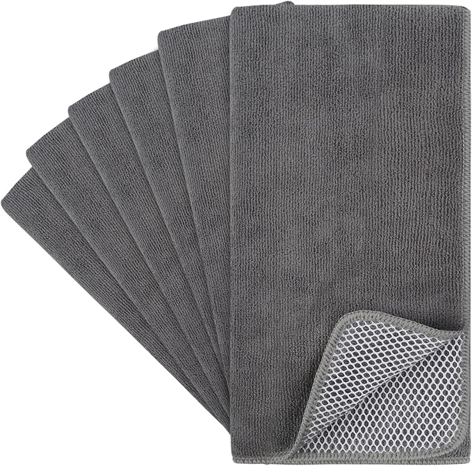 KinHwa Kitchen Washcloths for Dishes Absorbent Microfiber Dish Cloths Dish