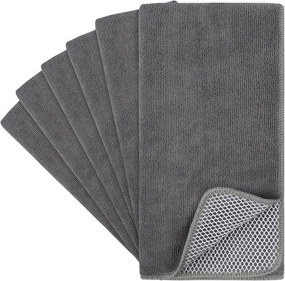 KinHwa Kitchen Washcloths for Dishes Absorbent Microfiber Dish Cloths Dish