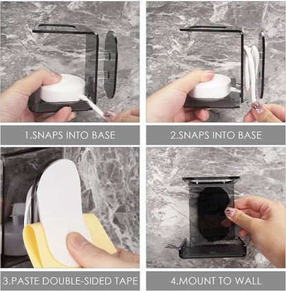 Electric Toothbrush Holder Wall Mounted, Electric Toothbrush Cord Organizer