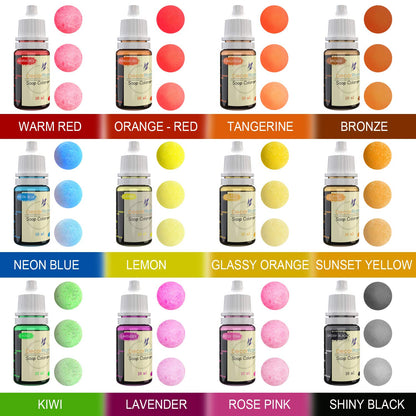 Bath Bomb Mold Set with Soap Colorant,Shrink Wrap Bags - Food Grade Skin Safe Soap Dye for DIY Bath Bomb Making Supplies Kit - Liquid Bath Bomb Dye for Soap Coloring - with Instructions