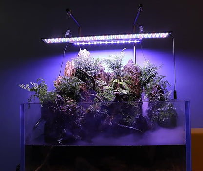hygger Advanced LED Aquarium Light with Timer, 24/7 Lighting Cycle & DIY Mode, Full Spectrum Fish Tank Light for 24-30 in Freshwater Planted Tank