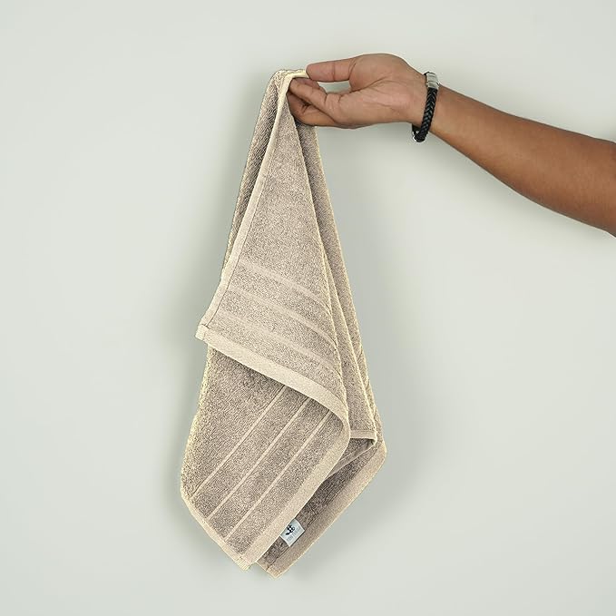 Tens Towels Pack of 6 Hand Towels, 100% Cotton, Lighter Weight, Quick to Dry