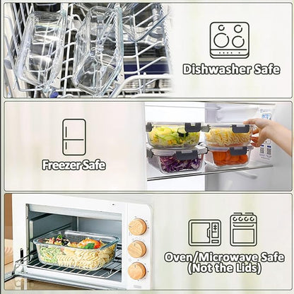 Glass Meal Prep Containers