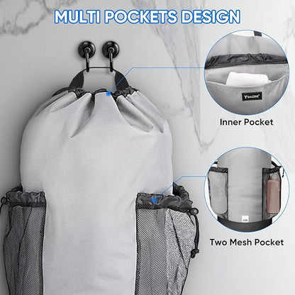 BALEINE 120L Laundry Bag Backpack, 900D Oxford Fabric Large Travel Laundry Bags